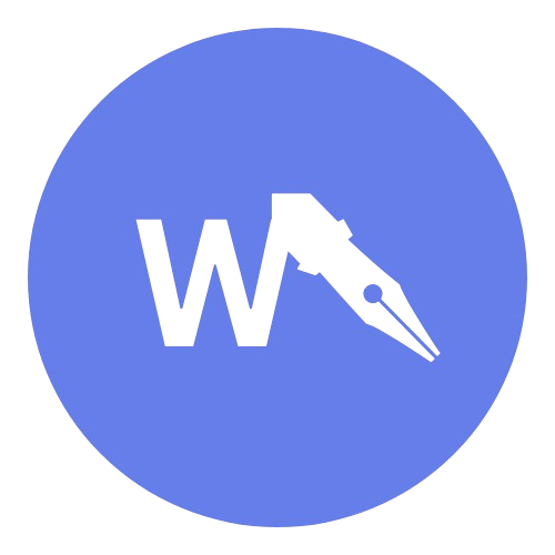 Icon representing the WhimsiWrite e-commerce platform project